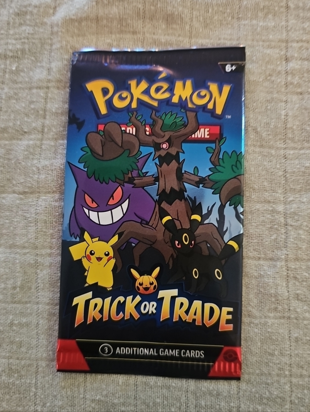 Pokémon Trick or Trade Booster Pack 2022, 3 Cards, English, Gengar, Pikachu